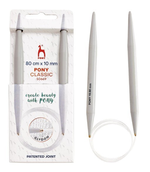 Pony rundstickor 2-15 mm 80 cm