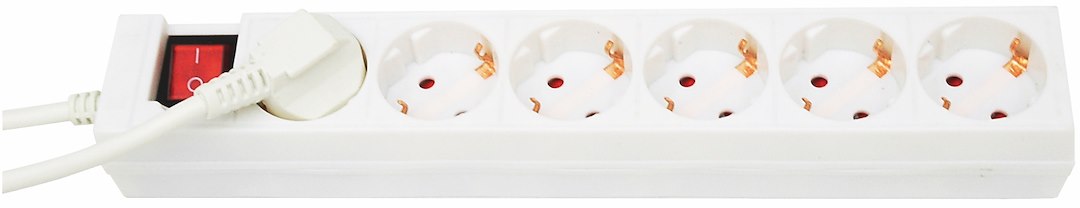 Grenuttag 6-vägs, med brytare 0,75 m