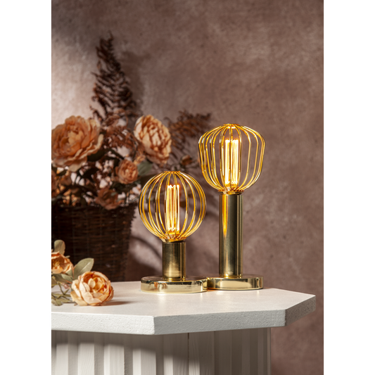 LED-lampa E27 G125 Decoled Metal