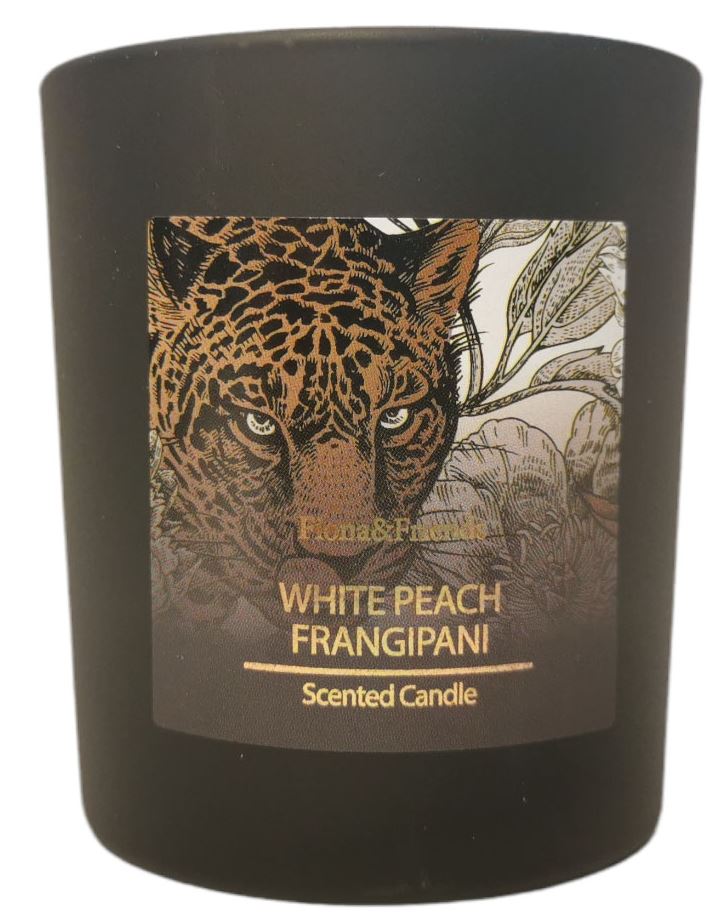Doftljus White Peach Frangipani