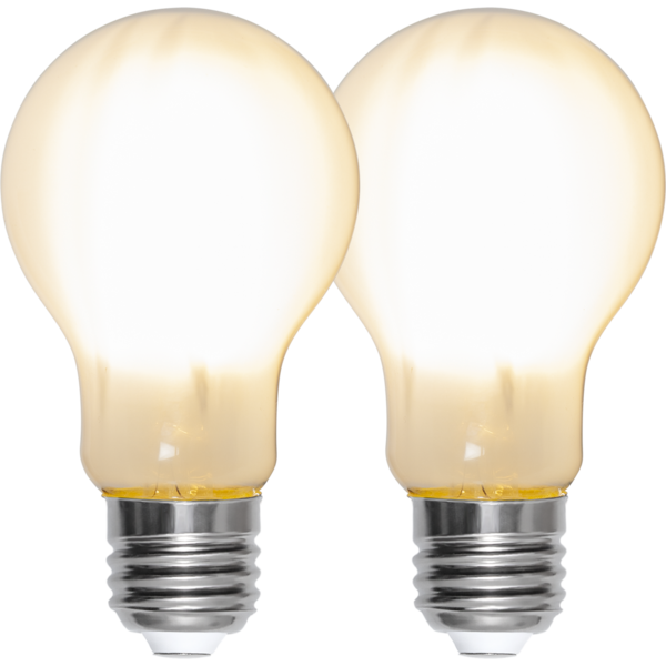 LED-LAMPA E27 A60 FROSTED 2-PACK 806lm