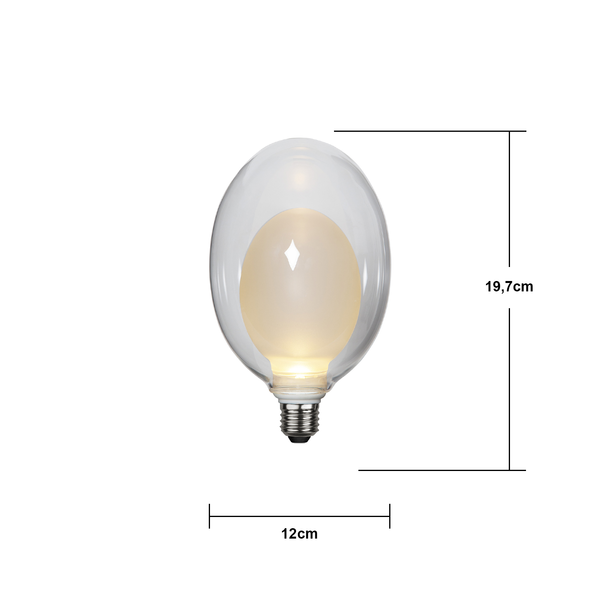 Led-Lampa E27 Space 3-step