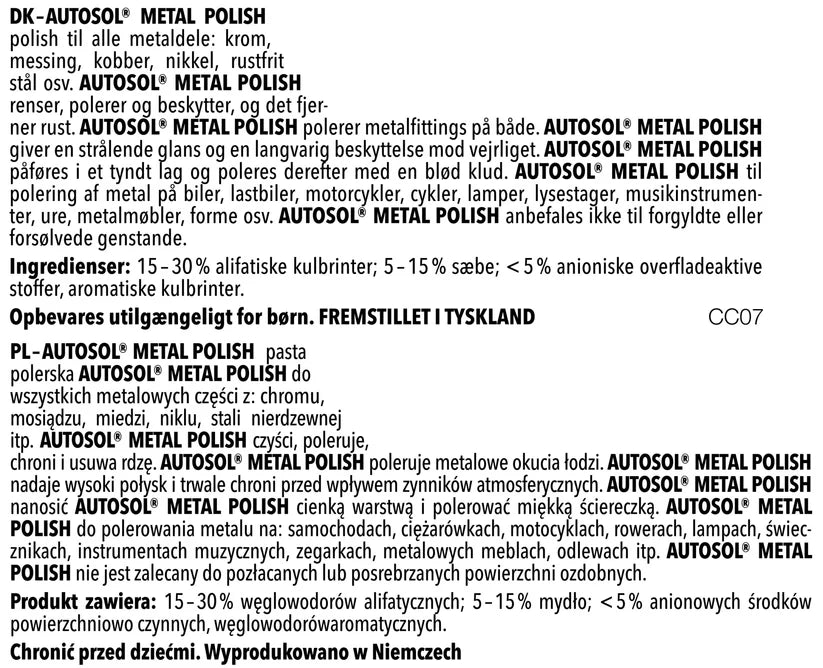 Autosol Metal Polish