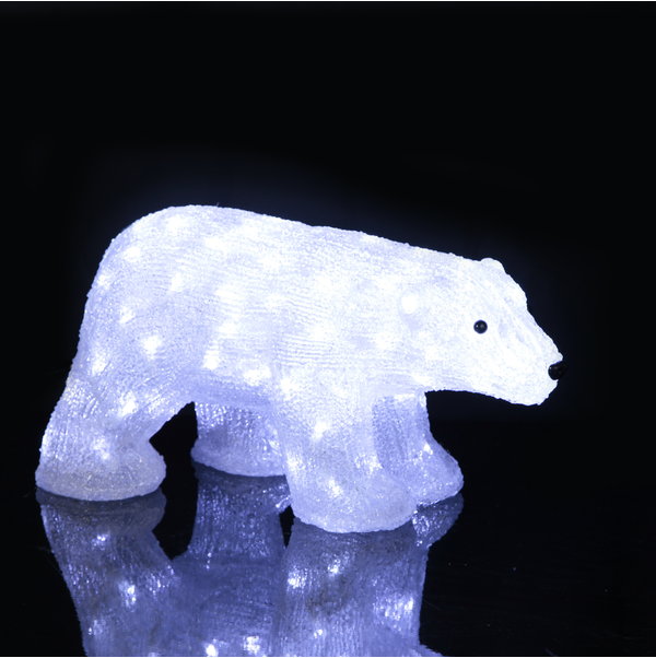 Isbjörn crystal dekorationsfigur