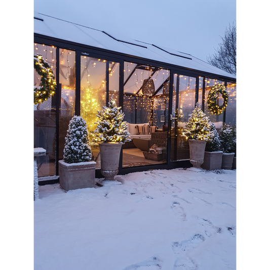 Ljusgardin golden warm white 1,3x2 m