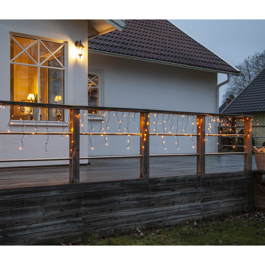 Istappsslinga golden warm white 24 m