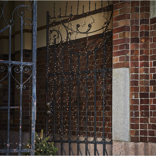 Ljusslinga crispy ice white 16 m