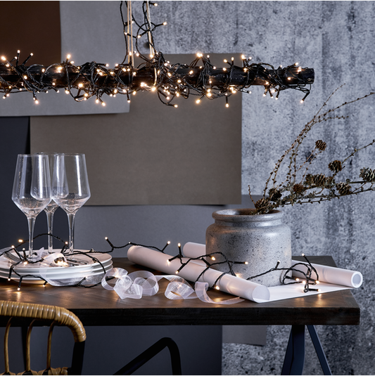 Ljusslinga crispy ice white 12 m