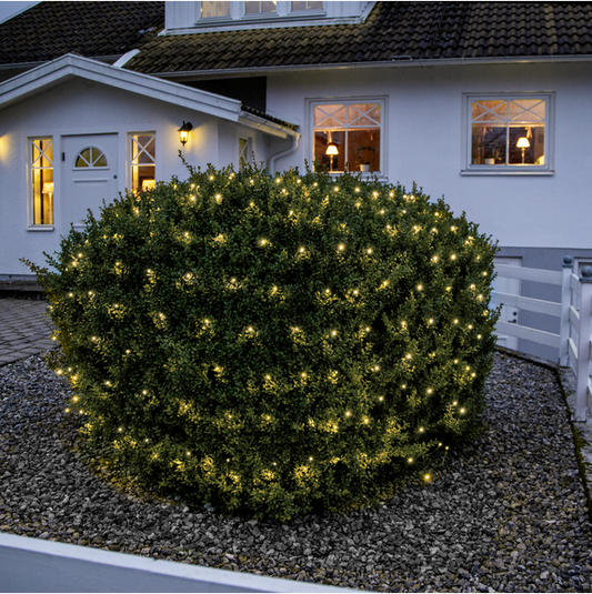 Ljusnät crispy ice white 2x2 m