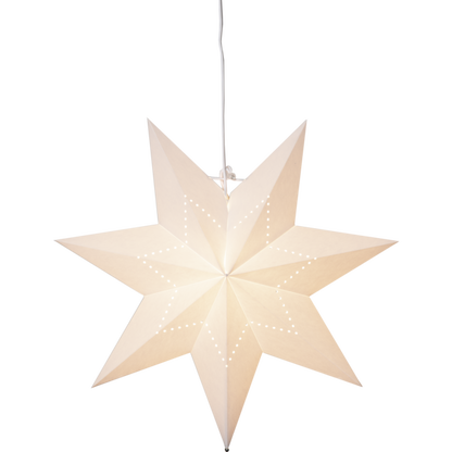 Pappersstjärna lysa 45 cm