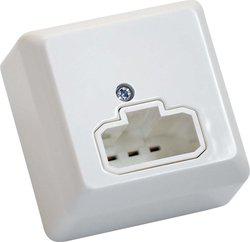 Lamputtag vägg DCL, utanpåliggande 2-pol jordad