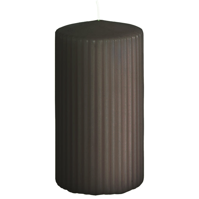 Blockljus Räfflad 12cm