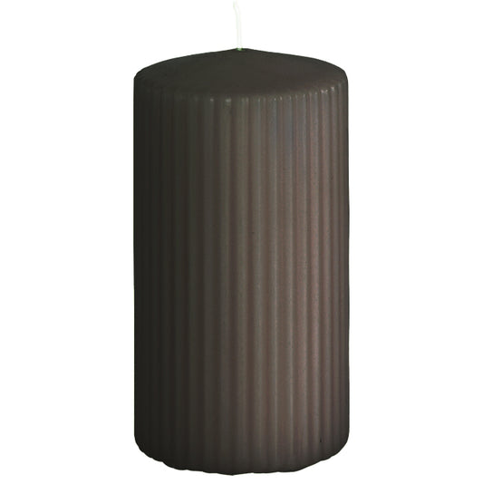 Blockljus Räfflad 12cm