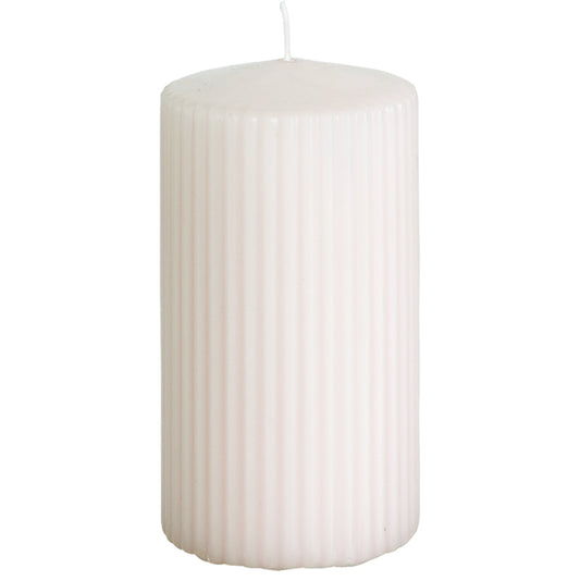 Blockljus Räfflad 12cm