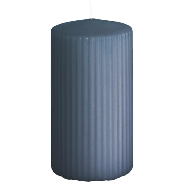 Blockljus Räfflad 12cm
