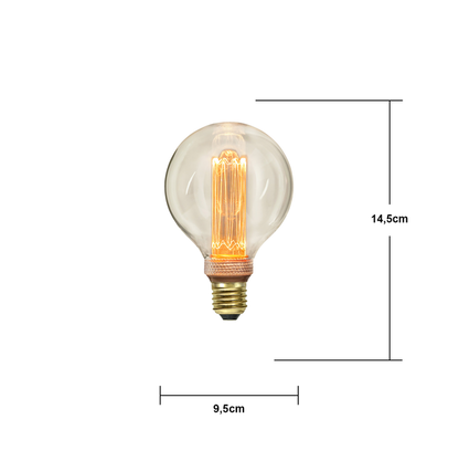 LED-lampa E27 G95 New Generation Classic
