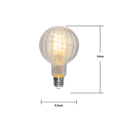 LED-lampa E27 G95 Decoled Line