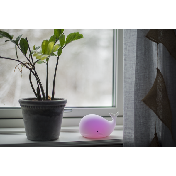 Nattlampa LED Functional Whale