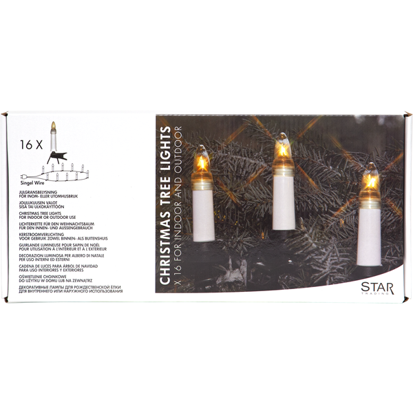Julgransbelysning erik 16 lights