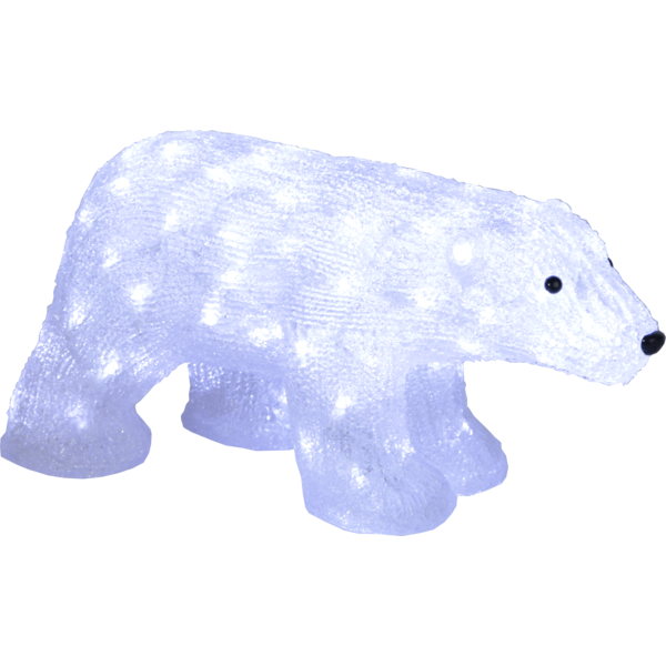 Isbjörn crystal dekorationsfigur