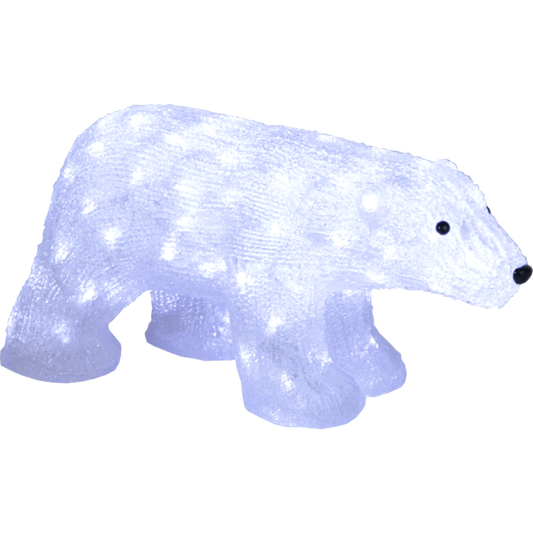 Isbjörn crystal dekorationsfigur