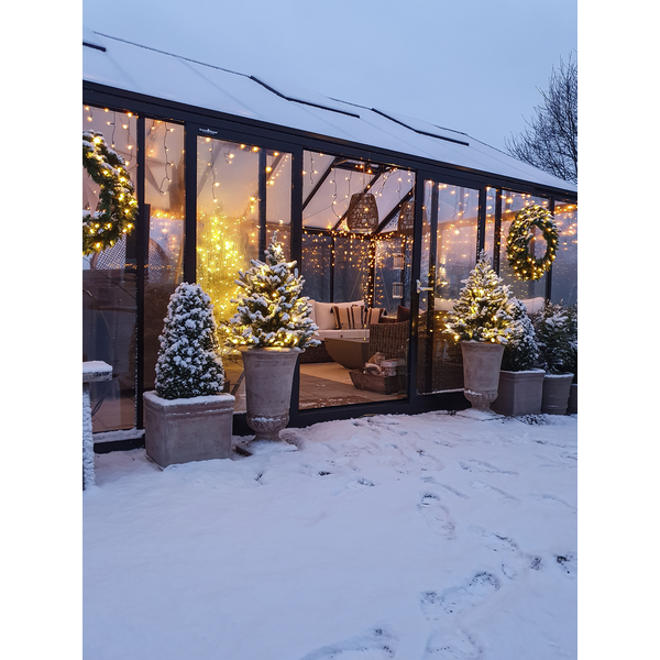 Ljusgardin golden warm white 1,3x2 m
