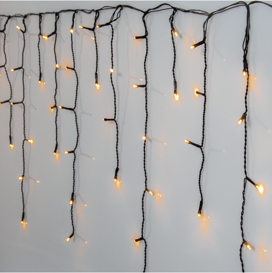 Istappsslinga golden warm white 24 m