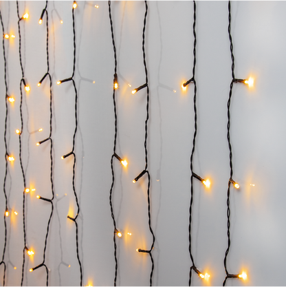 Ljusgardin golden warm white 1,3x2 m