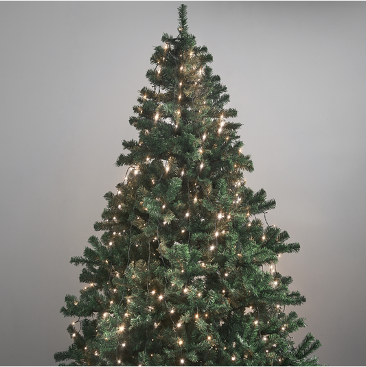 Julgransslinga crispy ice white