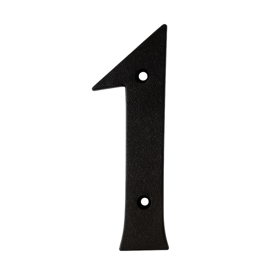 FASADSIFFRA "1" GJUTJÄRN, 16cm
