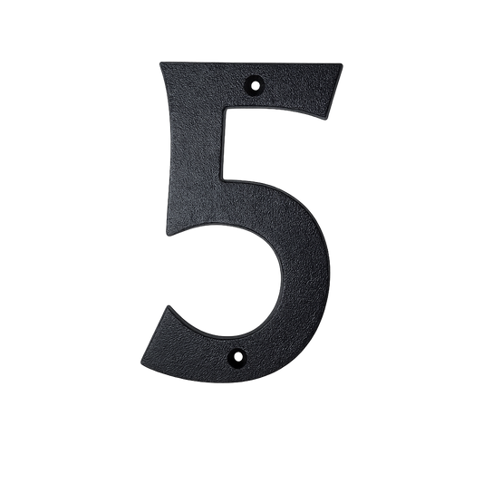 FASADSIFFRA "5" GJUTJÄRN, 16cm
