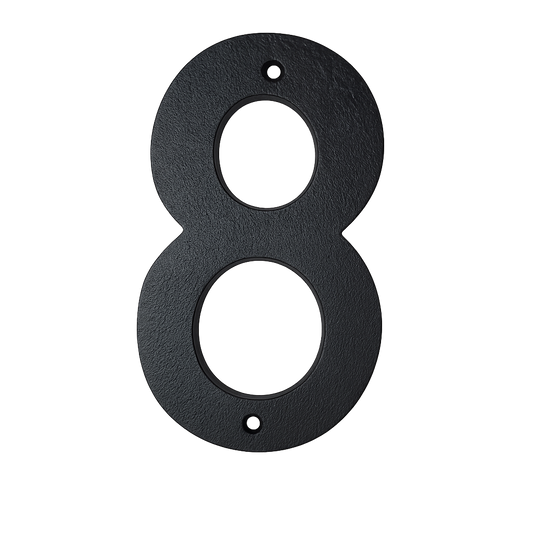 FASADSIFFRA "8" GJUTJÄRN, 16cm