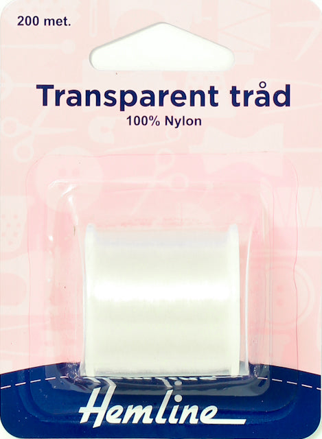 Transparent tråd 100% nylon