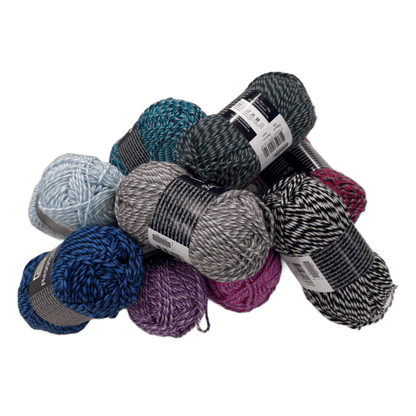 Raggsocksgarn Flerfärgat 100g