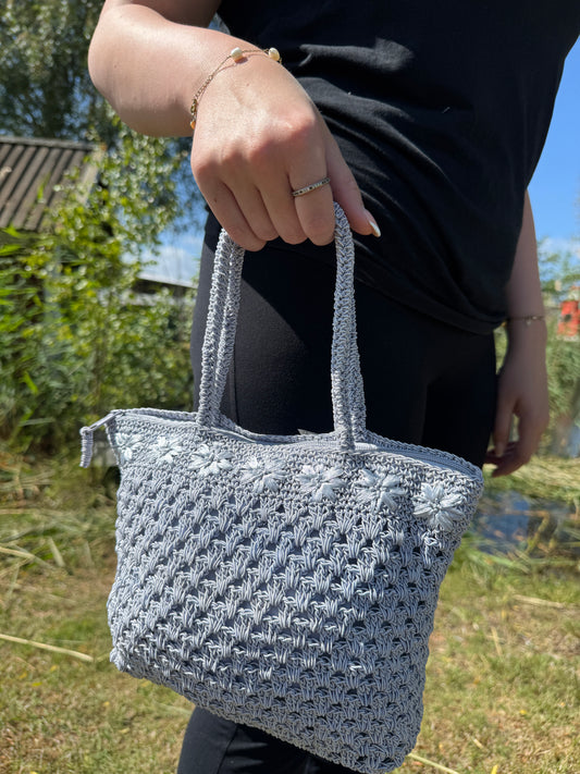 Virkad handväska