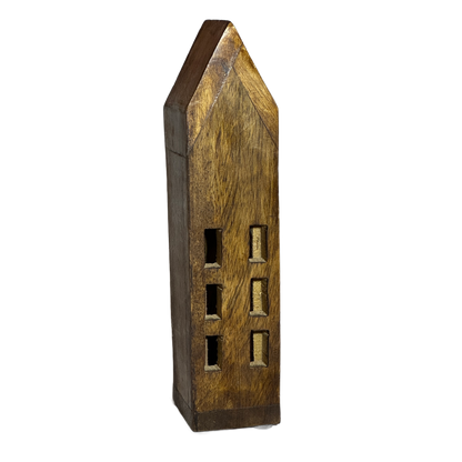 Hus Malvina trä 20x5x5cm