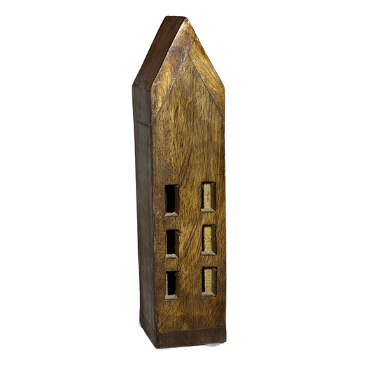 Hus Malvina trä 20x5x5cm