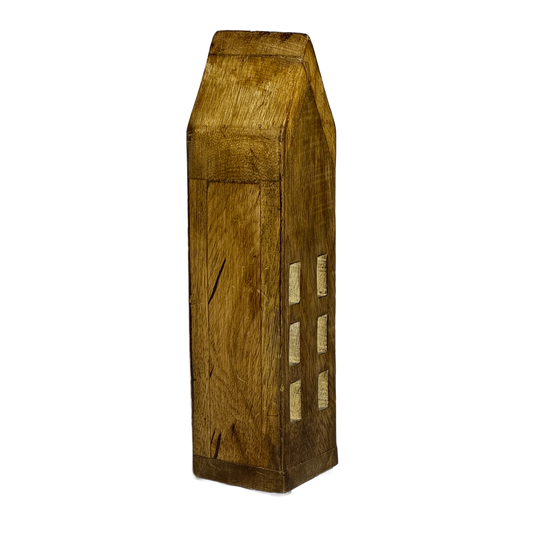 Hus Malvina trä 20x5x5cm