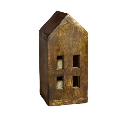 Hus Malvina trä 17x7,5x7,5cm