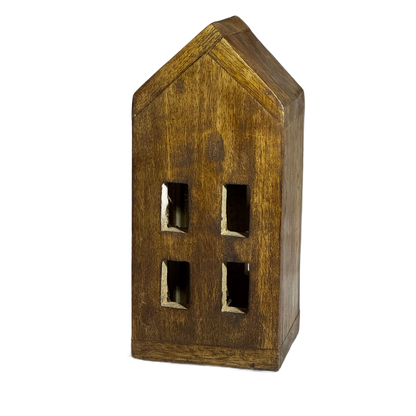 Hus Malvina trä 17x7,5x7,5cm