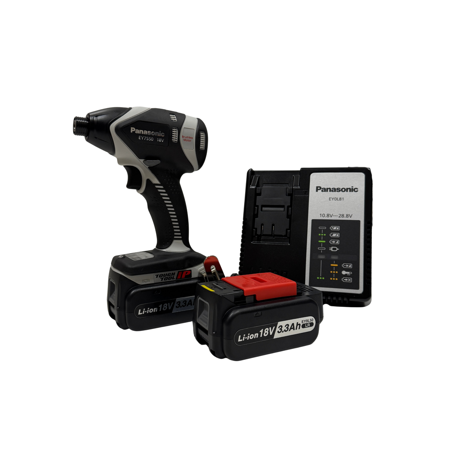 Panasonic EY7550 18V slagskruvdragare – komplett kit