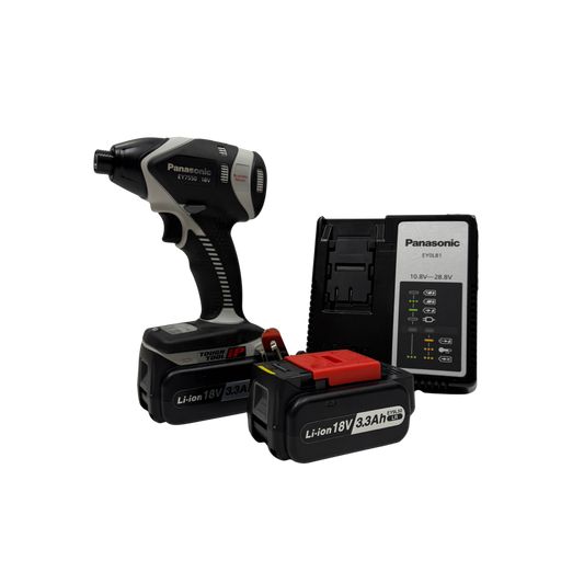 Panasonic EY7550 18V slagskruvdragare – komplett kit