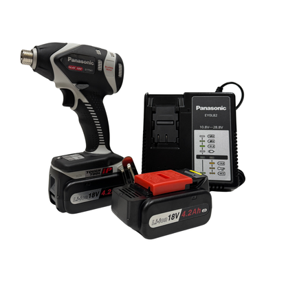 Panasonic EY75A1 18V slagskruvdragare – komplett kit (Dual Voltage)
