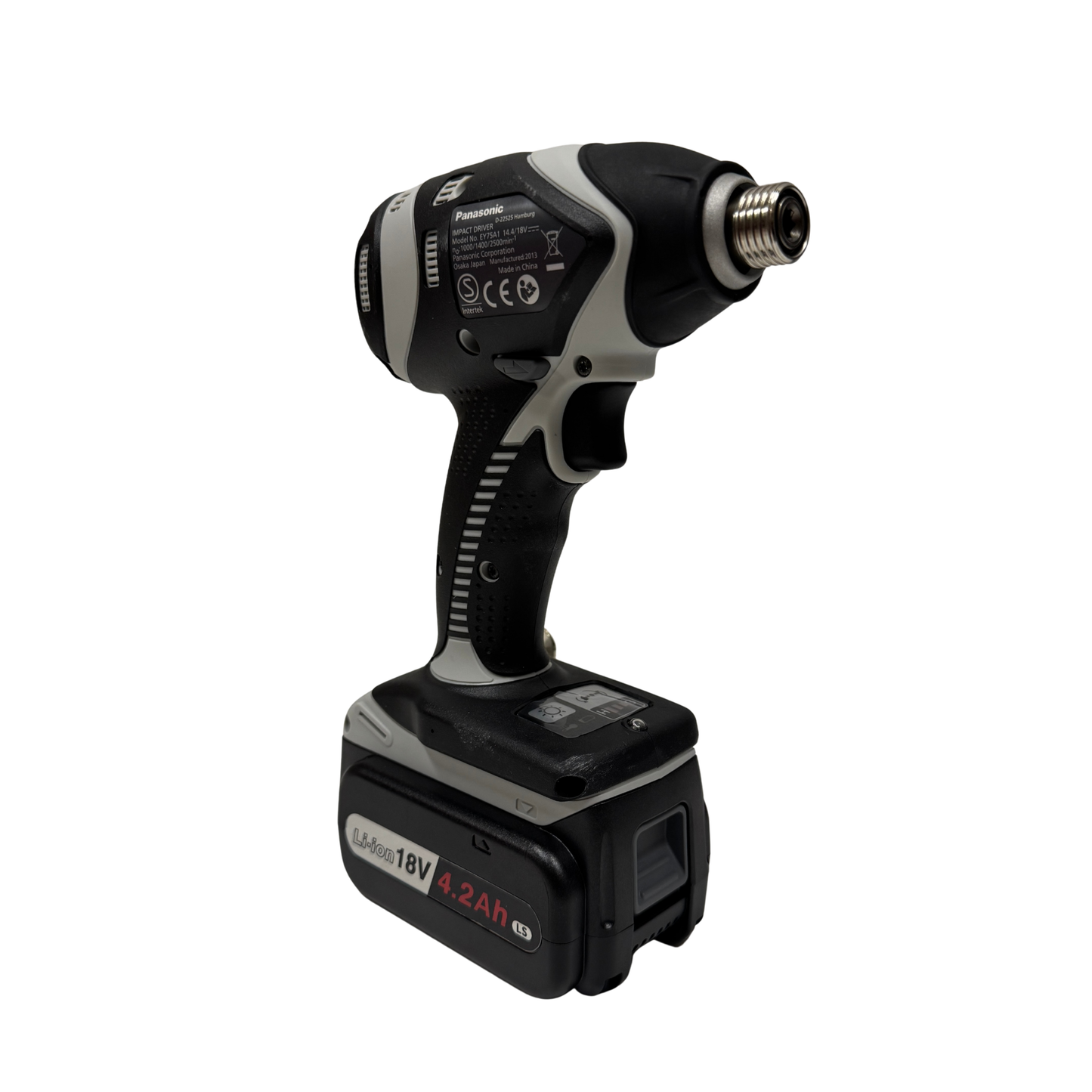Panasonic EY75A1 18V slagskruvdragare – komplett kit (Dual Voltage)
