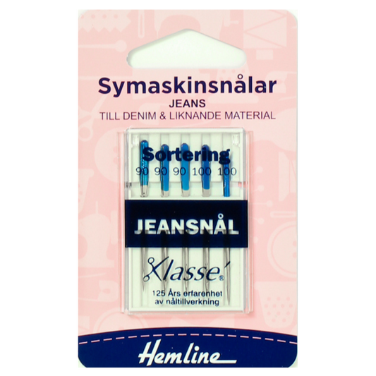 Symaskinsnålar Jeans 90-100