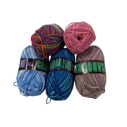 Carolina garn fantasi 50g 100% akryl
